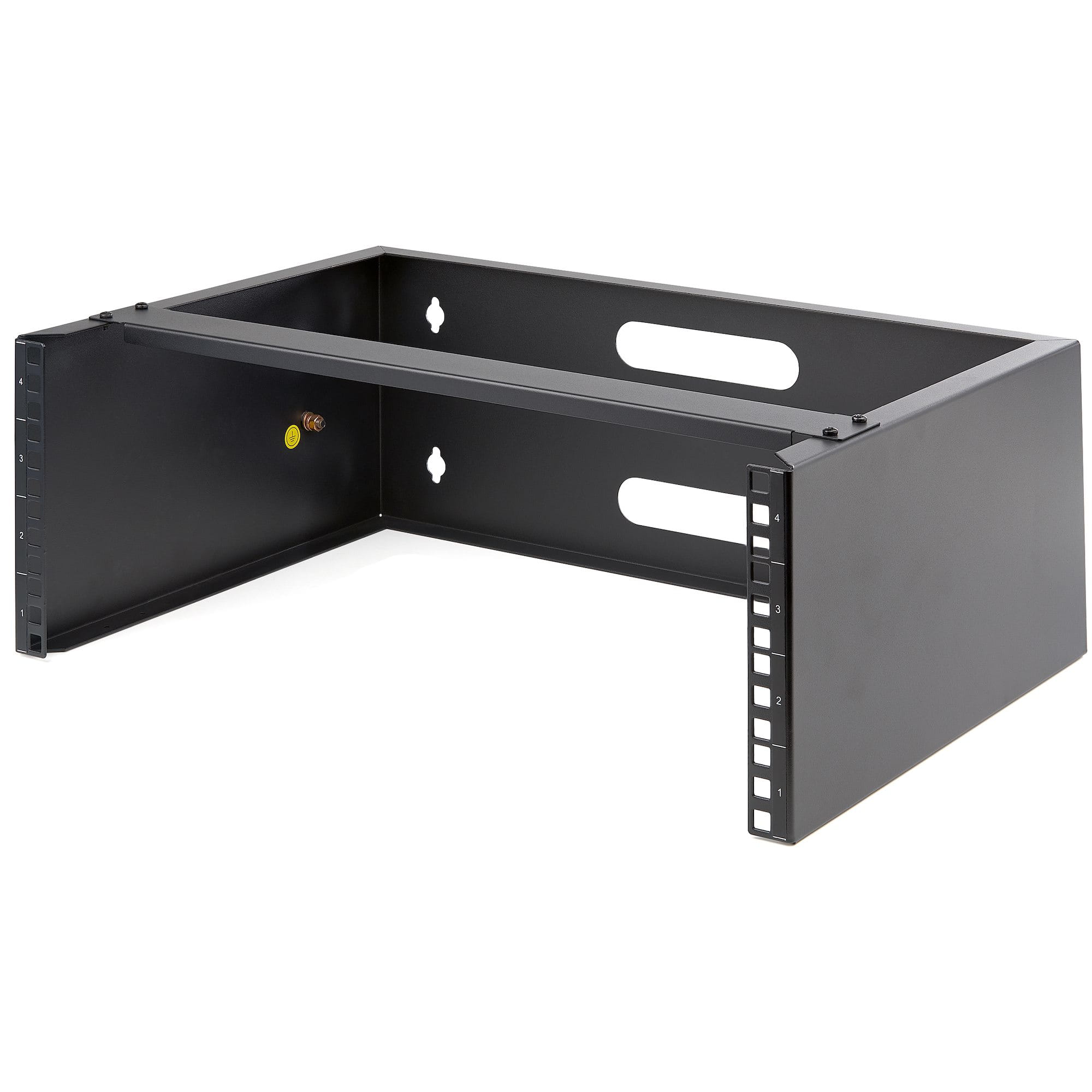 StarTech.com 4HE Wandmontage Rack - 19 Zoll Wandmontage-Netzwerk-Rack - 35cm tief (Low Profile)