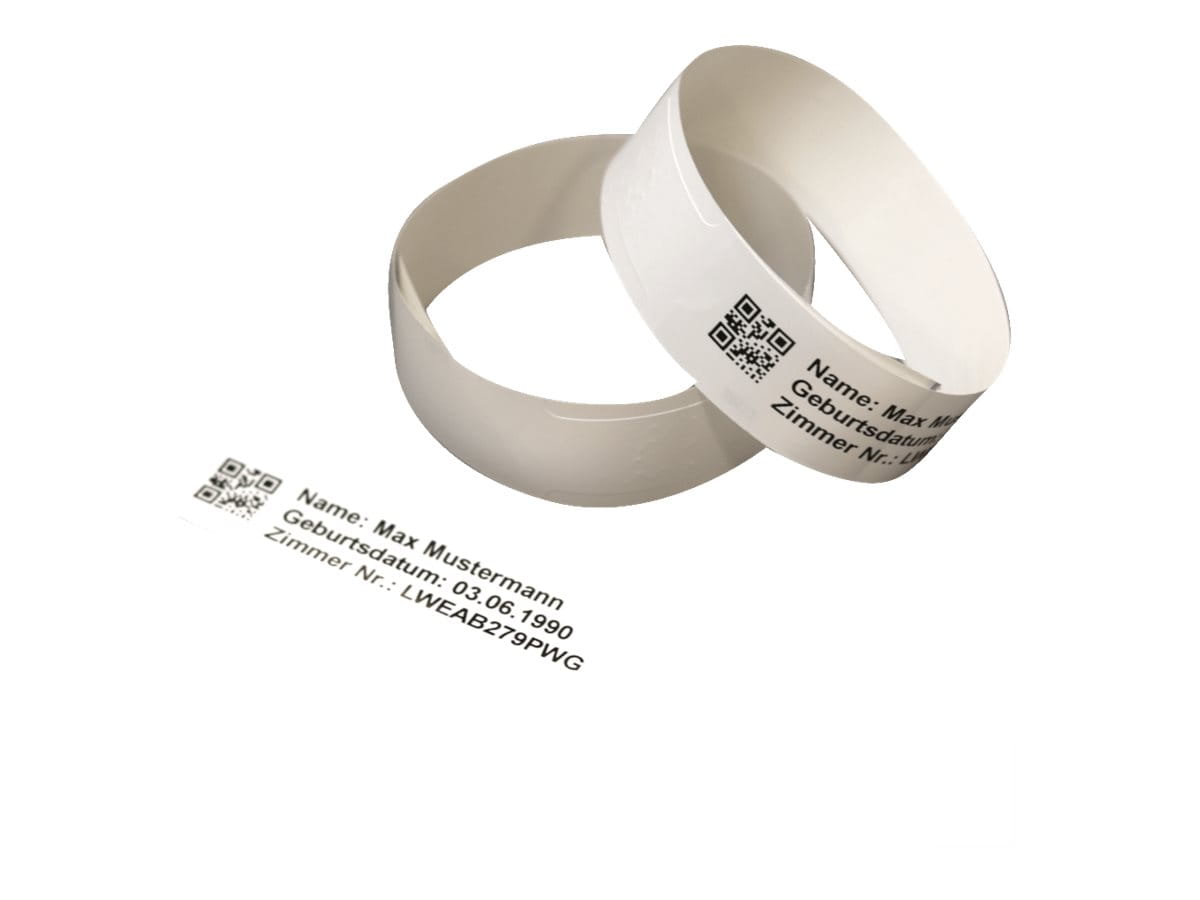 Brother Klebeverschluss - weiß - 25 x 279 mm 200 Stck. (1 Rolle(n)