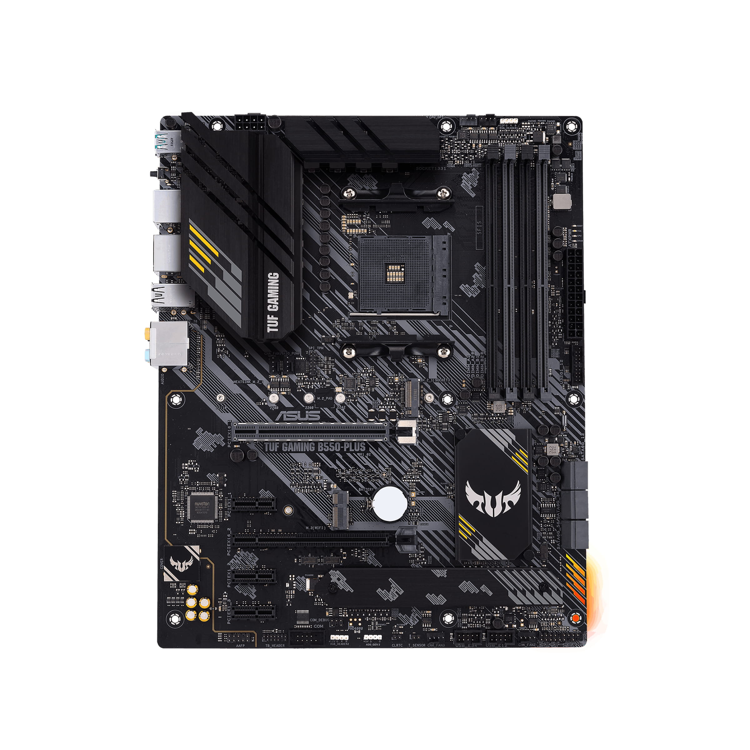ASUS TUF GAMING B550-PLUS - Motherboard - ATX - Socket AM4 - AMD B550 Chipsatz - USB-C Gen2, USB 3.2 Gen 1, USB 3.2 Gen 2 - 2.5 Gigabit LAN - Onboard-Grafik (CPU erforderlich)