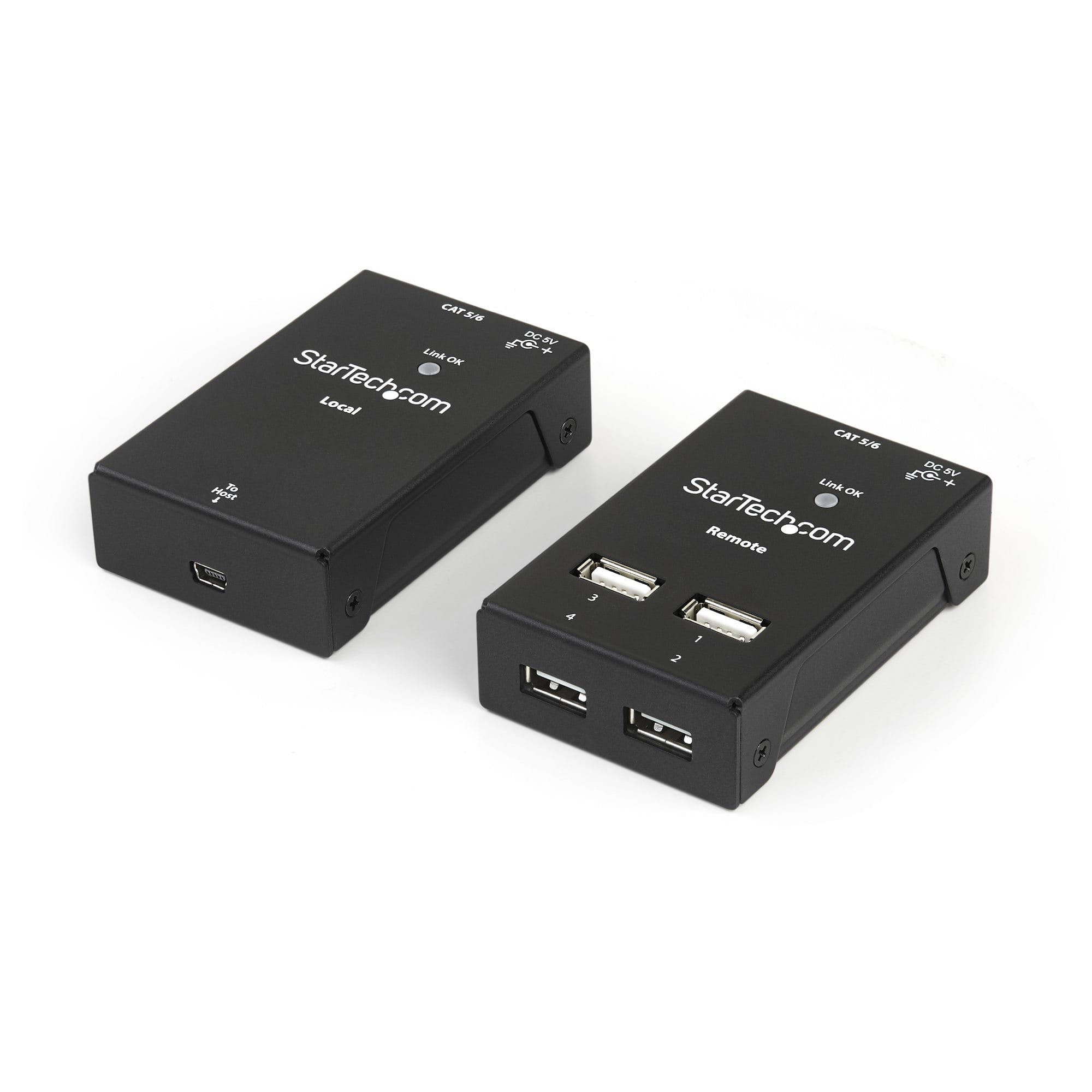 StarTech.com 4-Port USB 2.0 Extender - 165ft (50m)