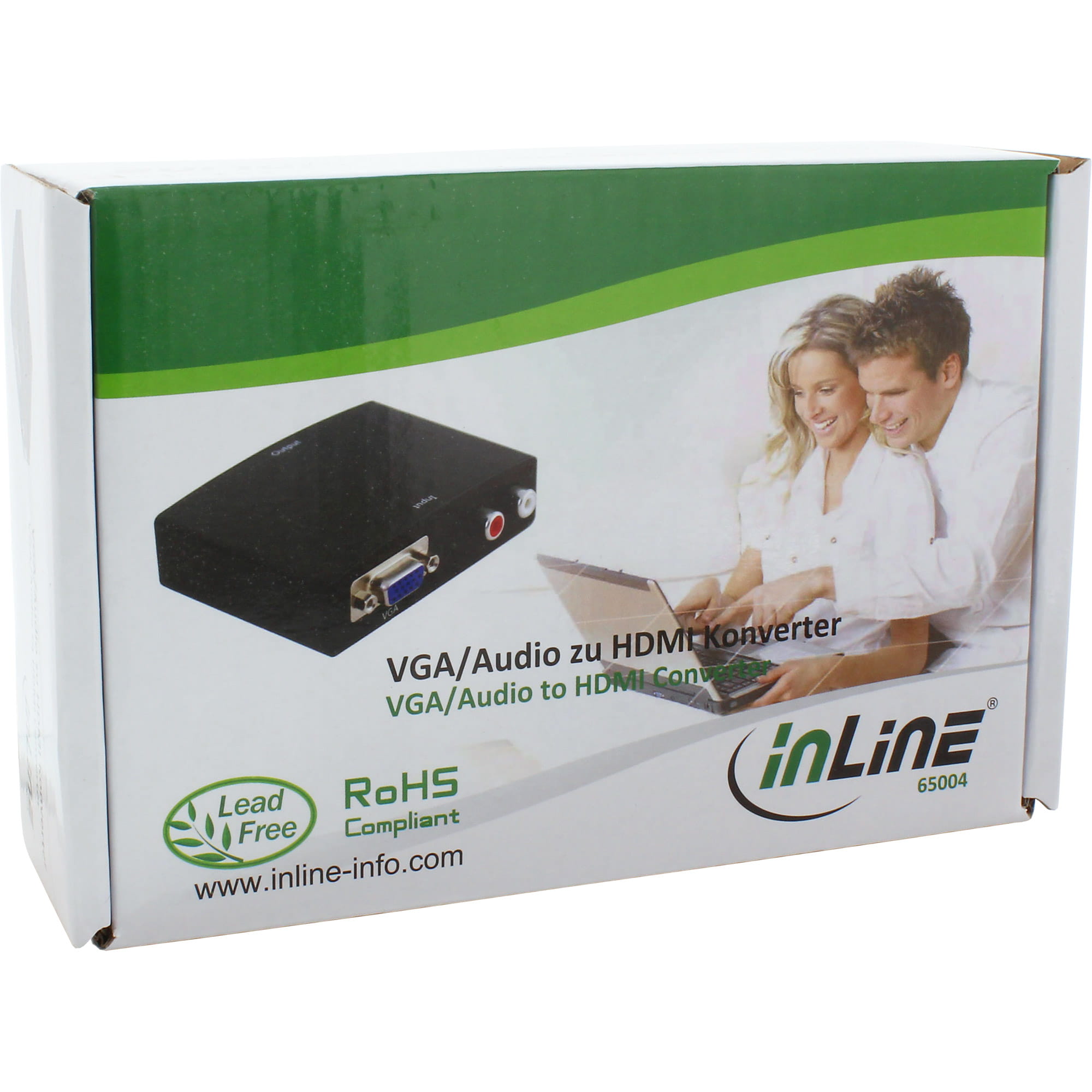InLine Konv. VGA+Audio zu HDMI