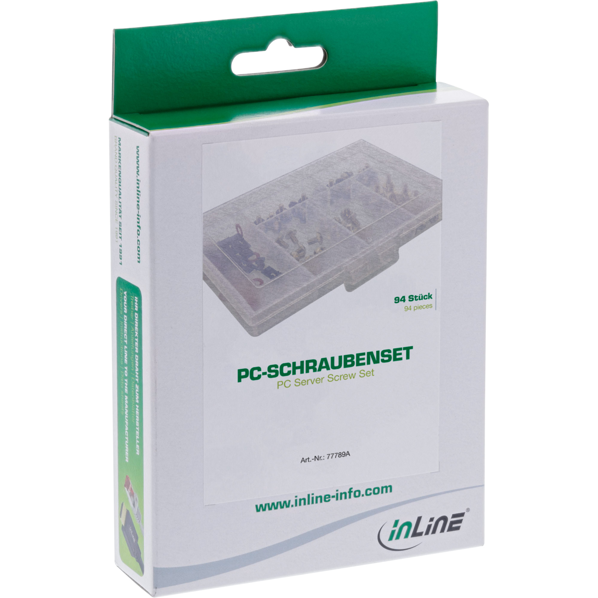 InLine PC-Schraubenset - 94-teilig