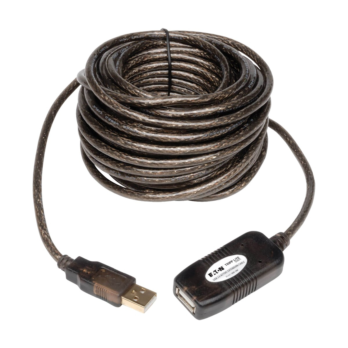Tripp Eaton Tripp Lite Series 16ft USB 2.0 Extension Cable Active USB-A Male / USB-A Female 16' - USB-Verlängerungskabel - USB (W)