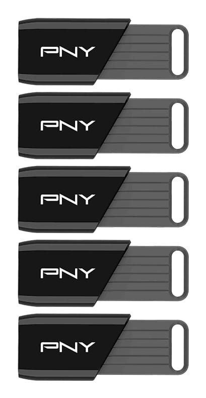 PNY Attaché X, 32 GB, USB Typ-A, 3.2 Gen 1 (3.1 Gen 1), 130 MB/s, Dia, Schwarz
