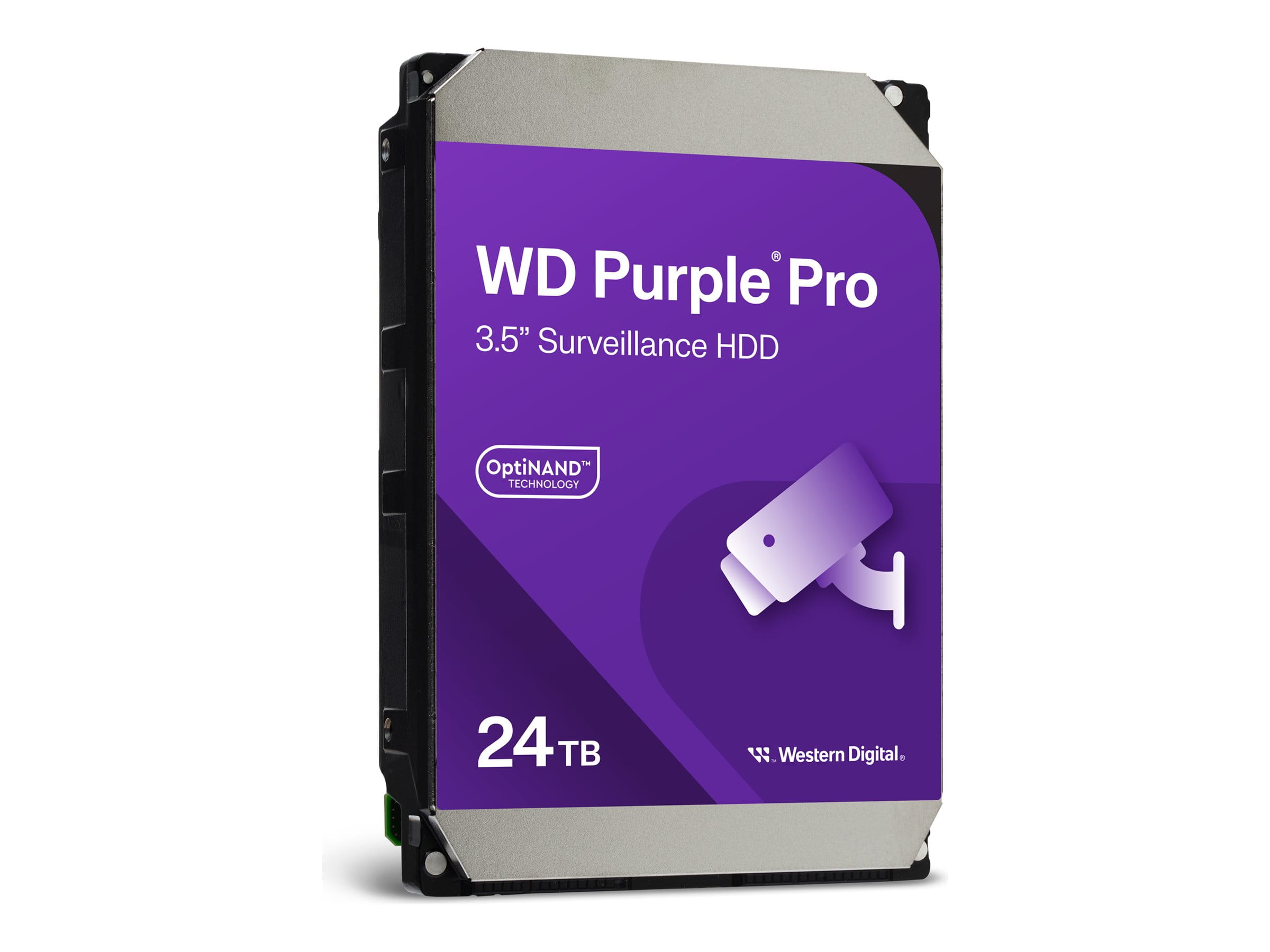 WD Purple Pro WD240PURP - Festplatte - 24 TB - Überwachung, intelligente Videoübertragung - intern - 3.5" (8.9 cm)