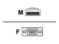 Zebra Kabel seriell - DB-9 (W) bis RJ-45 (10-polig)