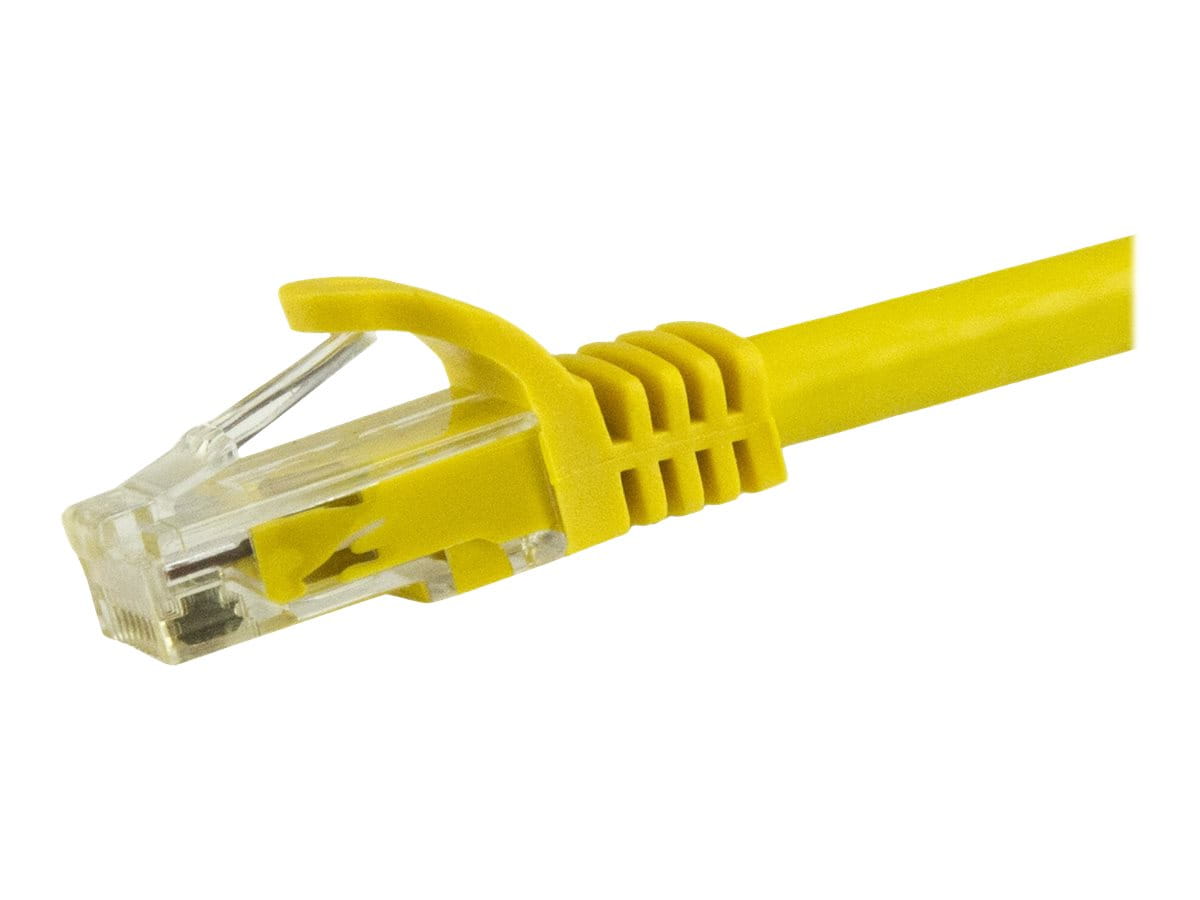 StarTech.com Startech 7m CAT6 Ethernet Cable, 10 Gigabit Snagless RJ45 650MHz 100W PoE Patch Cord, CAT 6 10GbE UTP Network Cable w/Strain Relief, Yellow, Wiring is UL Certified/TIA - Category 6 - 24AWG (N6PATC7MYL)