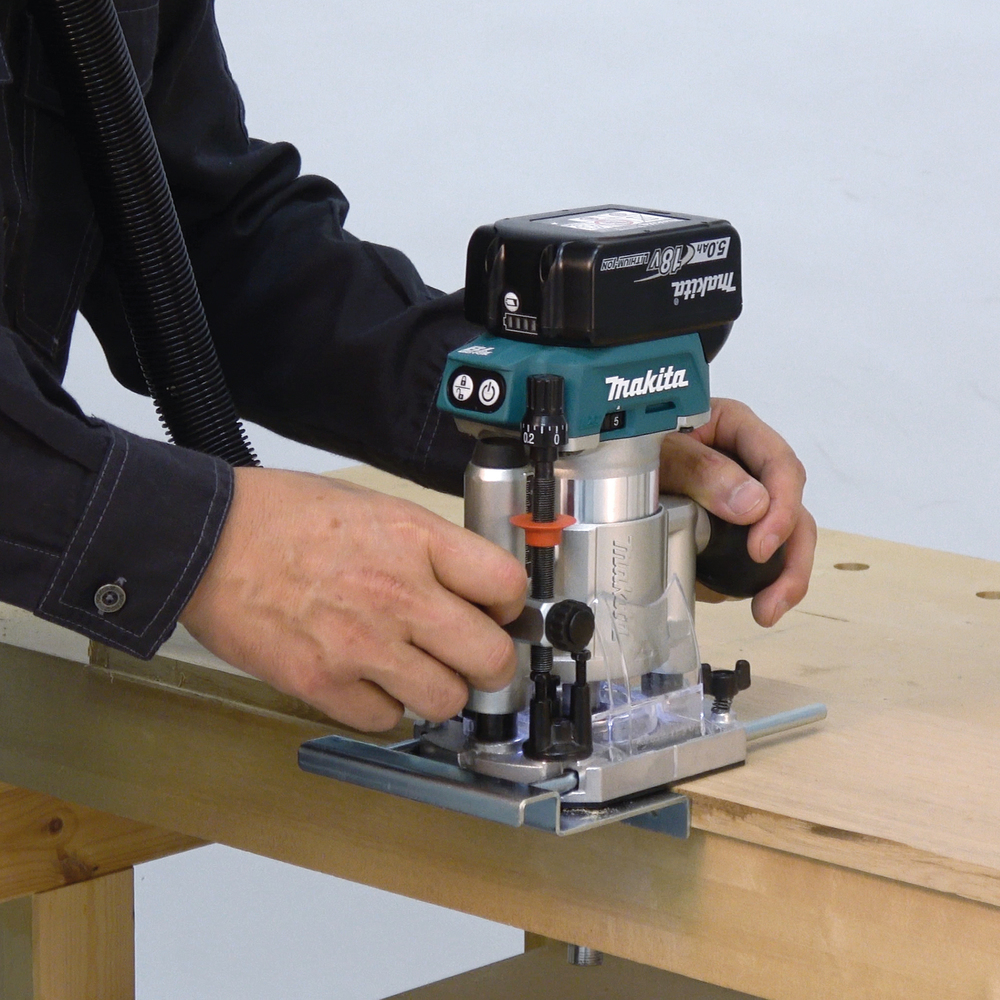 Makita DRT50 - Trimmrouter - schnurlos - Klemmbuchse