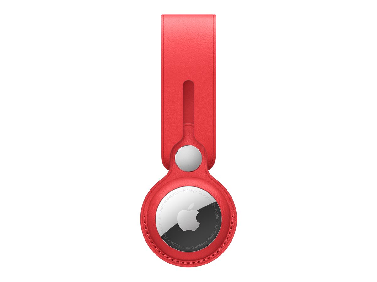 Apple (PRODUCT) RED - Tasche für Airtag - Leder