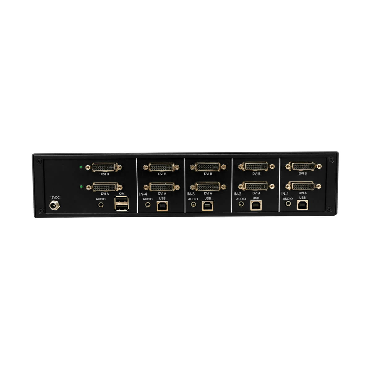 Tripp Secure KVM Switch, 4-Port, Dual Head, DVI to DVI, NIAP PP4.0, Audio, TAA