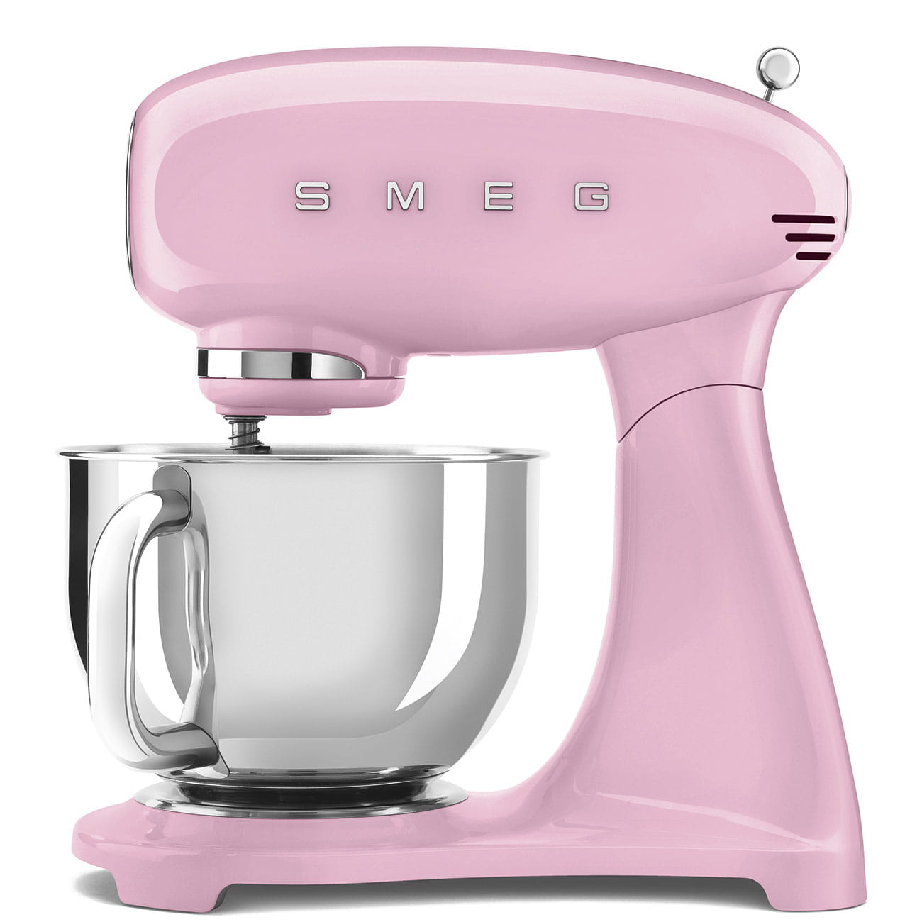 SMEG SMF03PKEU, Standmixer, Pink, Schlagen, Kneten, Rührer, 1 m, 4,8 l, Leiter