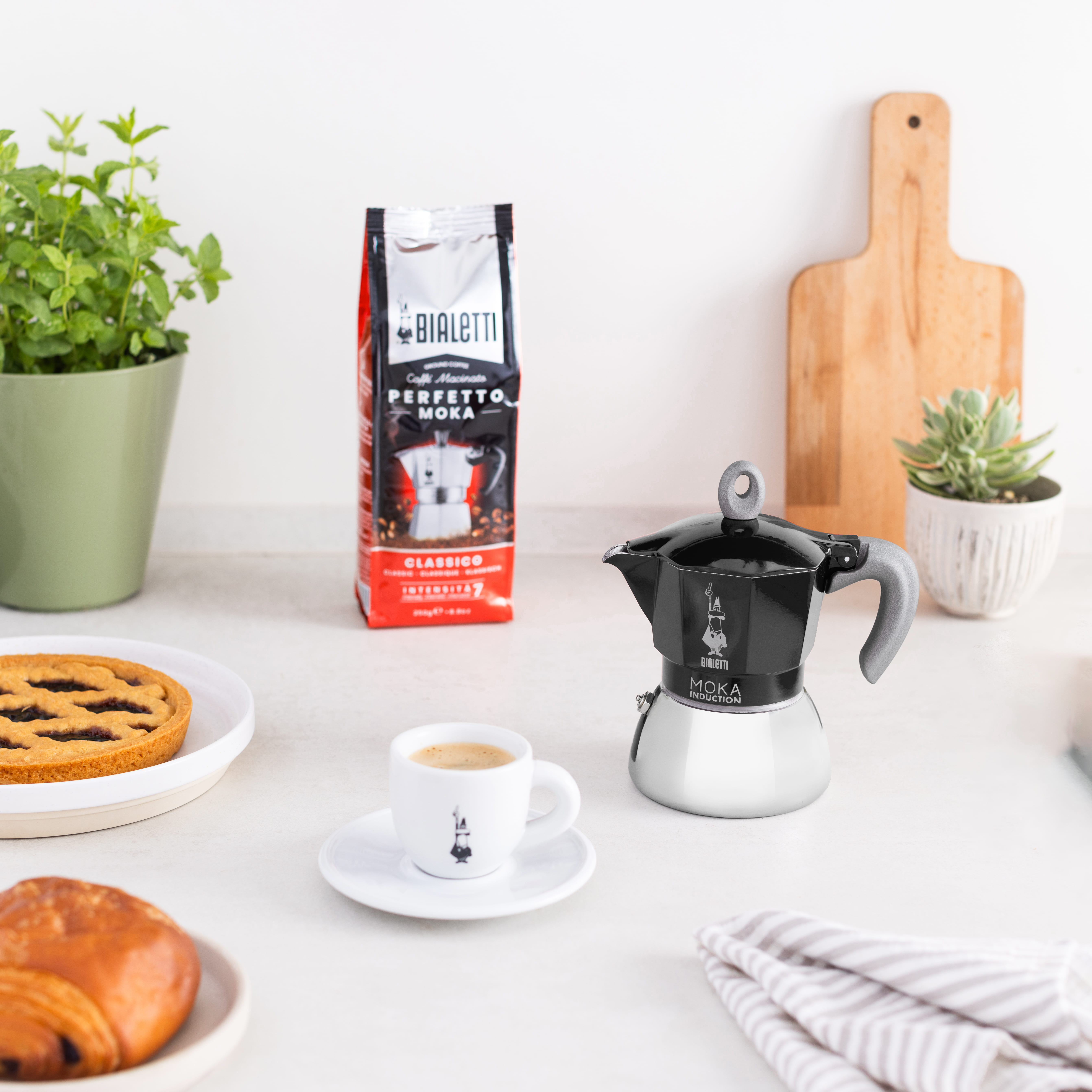Bialetti Moka Induction - Kaffeemaschine - Schwarz
