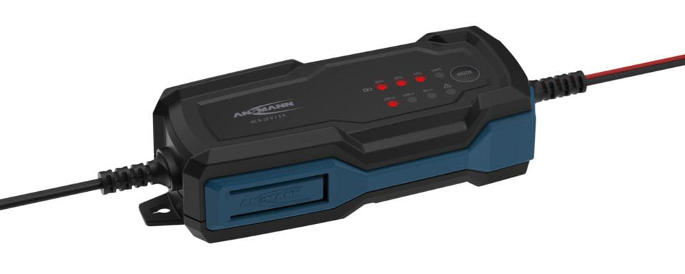 Ansmann 1001-0143, 6 - 12 V, Typ C (Euro-Stecker), 2 A, 230 V, Überlast, Kurzschluß, IP65