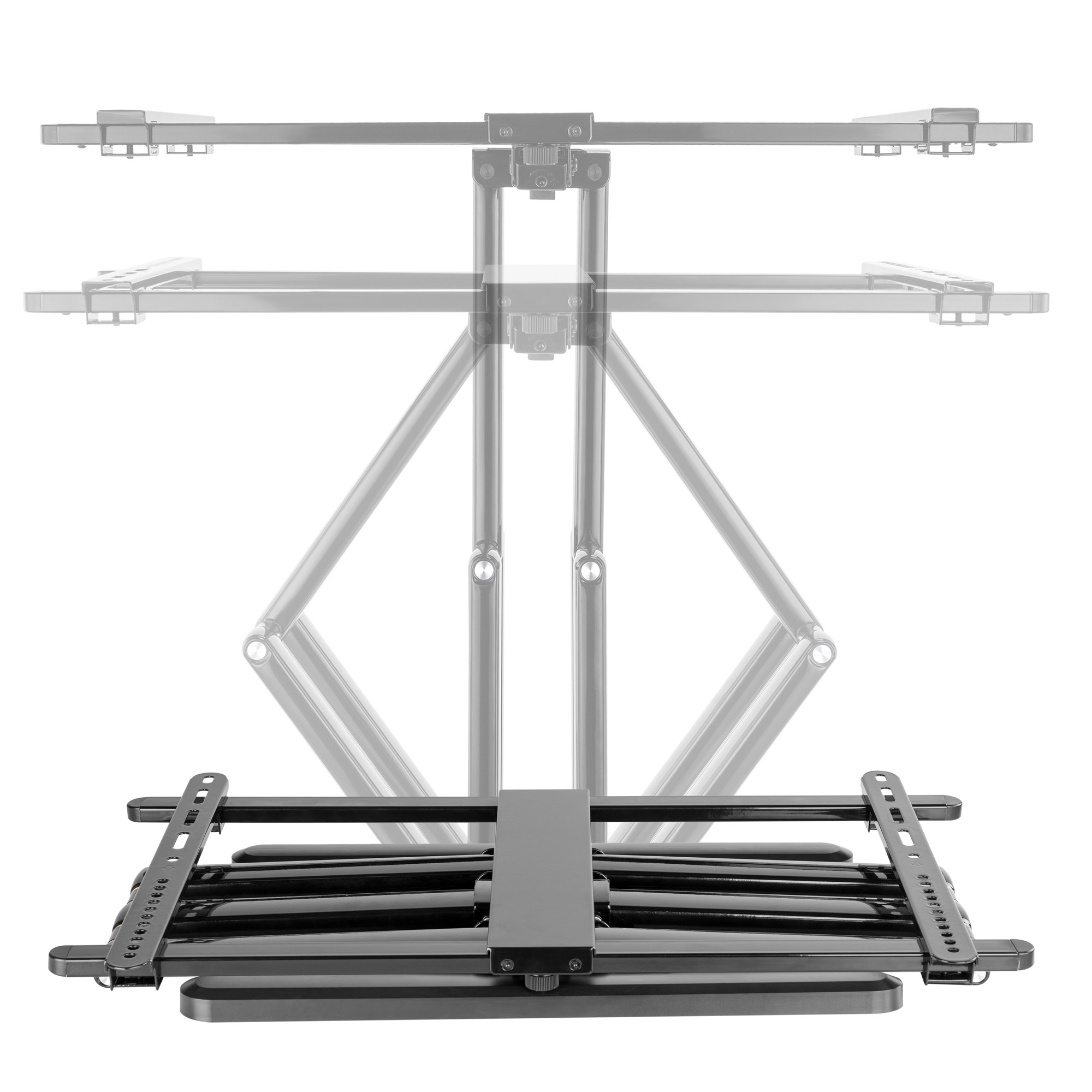 InLine Premium Aluminium Wandhalterung - für Flach-TV (37-80") - weiß