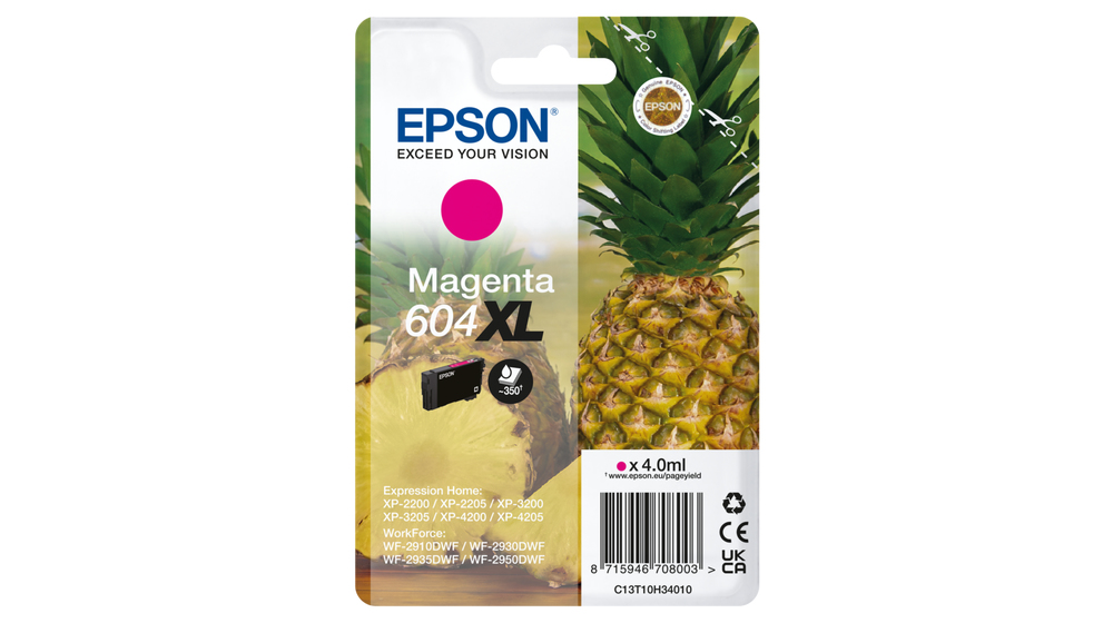 Epson 604XL - 4 ml - XL - Magenta - original