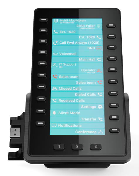 Snom D8C, Smartphone, Kabelloses Mobilteil, Freisprecheinrichtung, Anrufer-Identifikation, Schwarz
