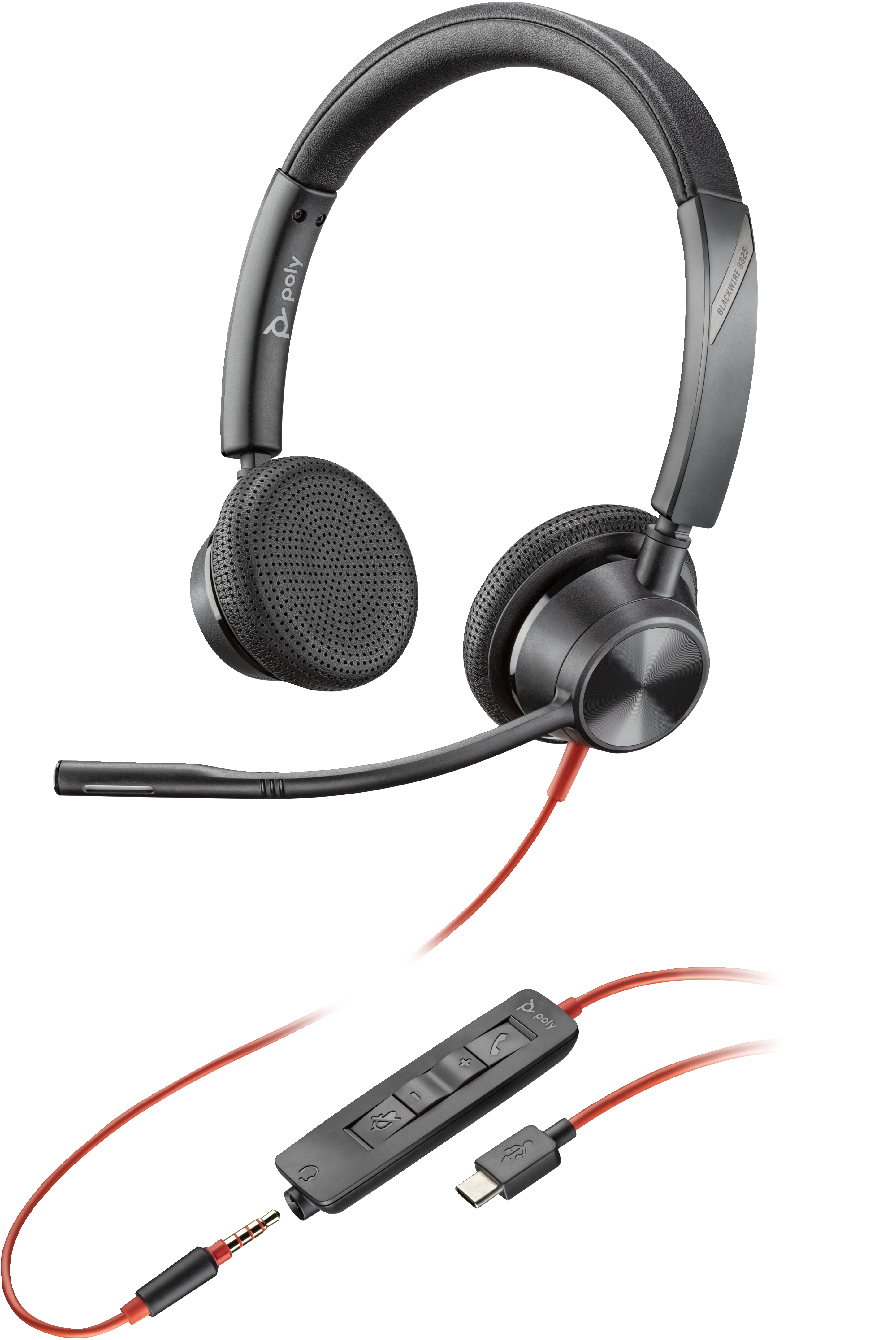 Poly Blackwire 3325 - Blackwire 3300 series - Headset