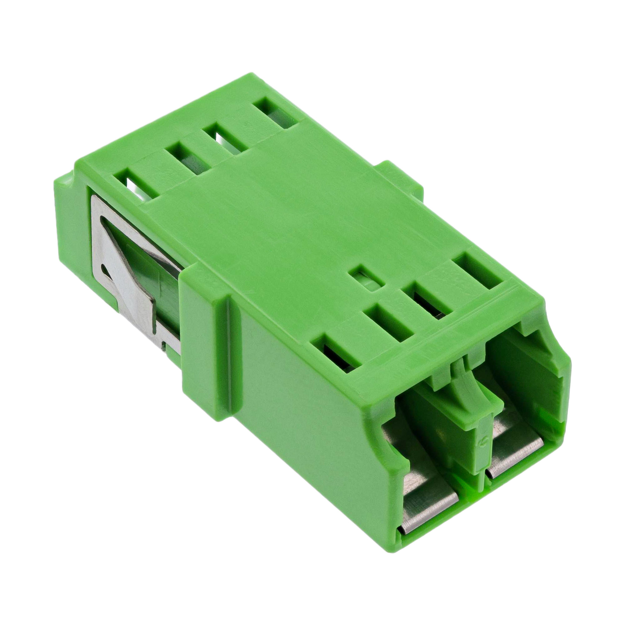 InLine LWL Kupplung - Duplex LC/LC - singlemode - grün - Keramik-Hülse