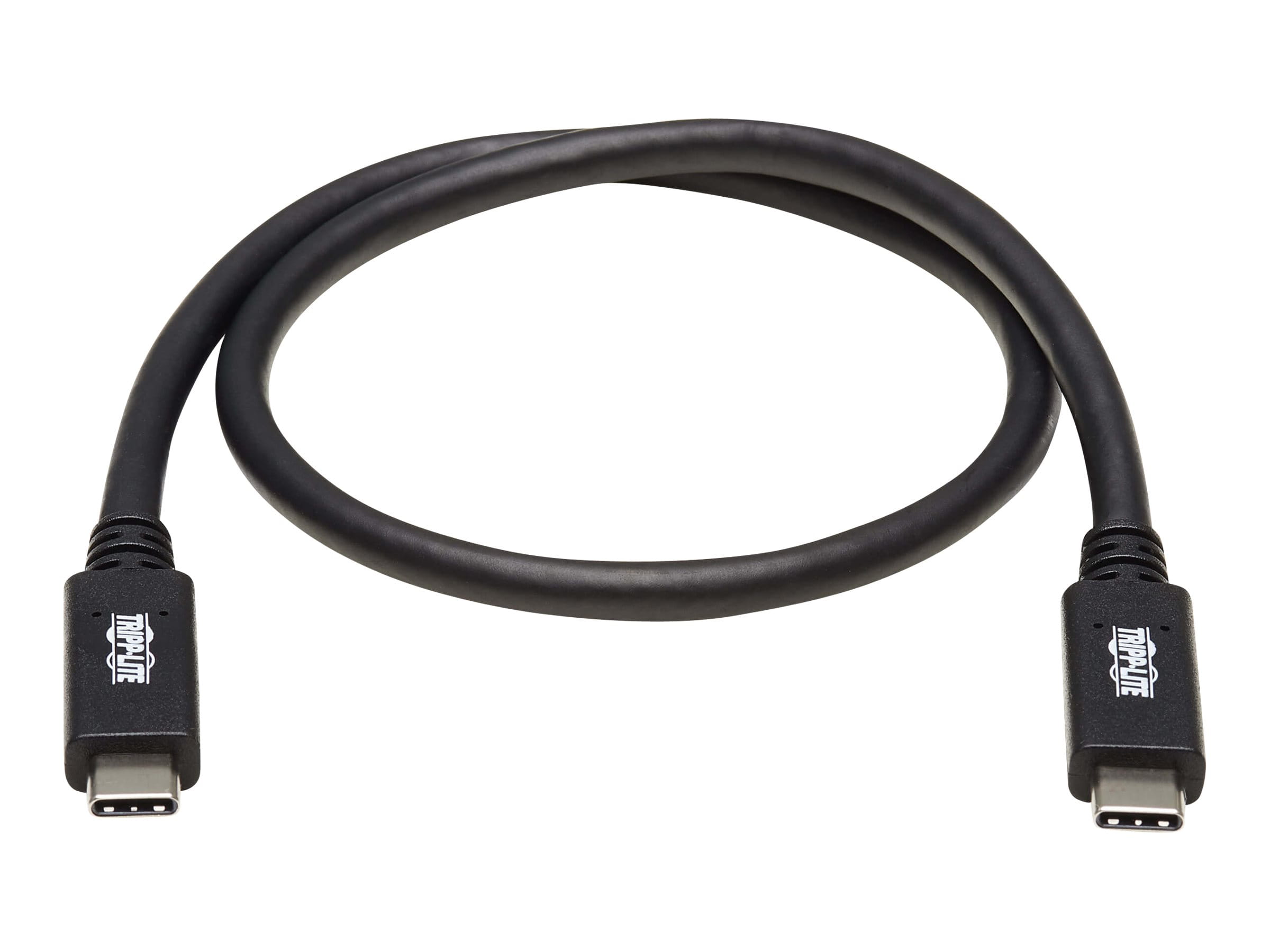 Tripp Eaton Tripp Lite Series USB C Cable USB 3.1 Gen 2, 5A Rating 10Gbps M/M USB Type C 20in - USB-Kabel - 24 pin USB-C (M)