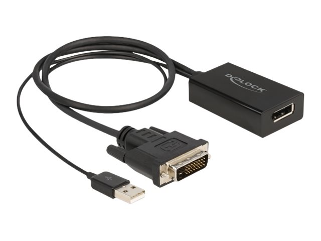 Delock Adapterkabel - DVI-D, USB (nur Strom) (M)