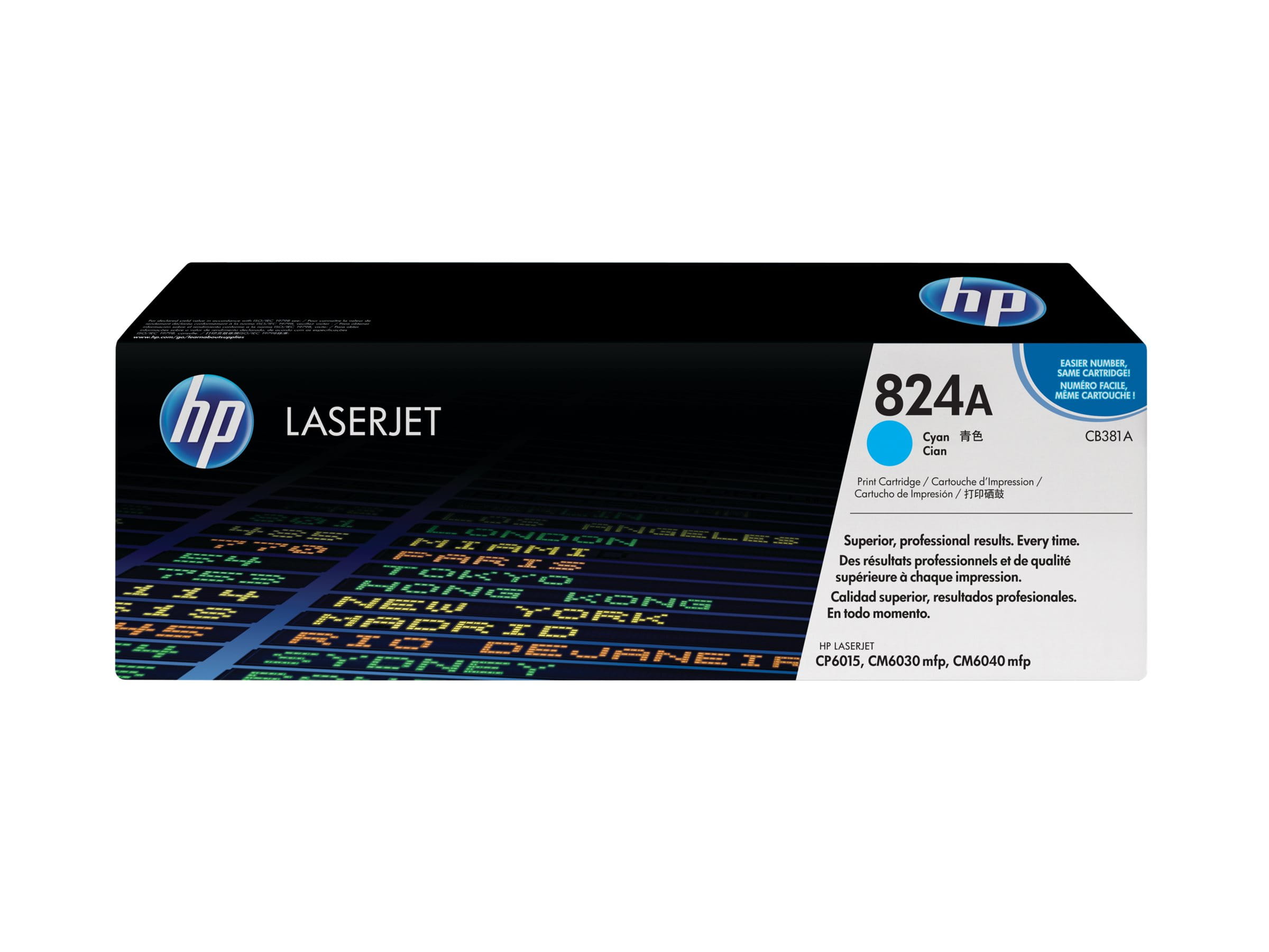 HP 824A - Cyan - original - LaserJet - Tonerpatrone (CB381A)