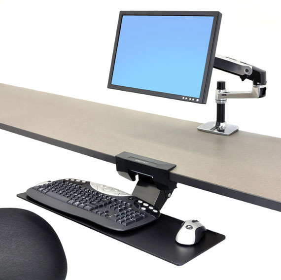 Ergotron Neo-Flex - Tastatur-/Mausablage mit Stützarmhalterung