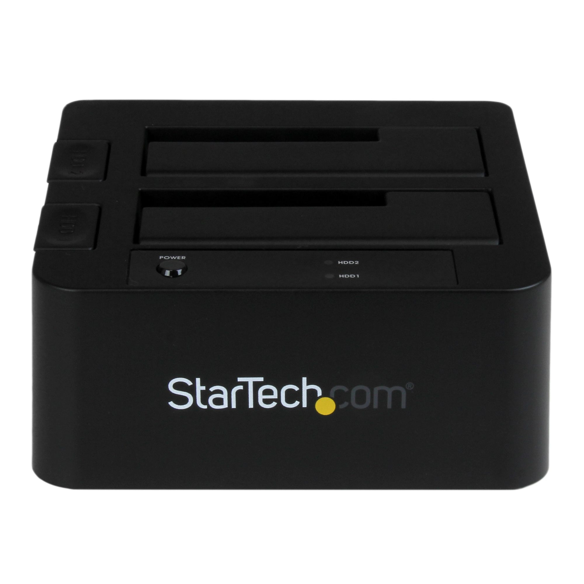 StarTech.com Dual-Bay USB 3.0 eSATA to SATA Hard Drive Docking Station, USB Hard Drive Dock, External 2.53.5 SATA IIIIII, SSDHDD Docking Station, Hot-Swap Hard Drive Bays - Top-Loading - Speicher-Controller - 2.5", 3.5" (6.4 cm, 8.9 cm)