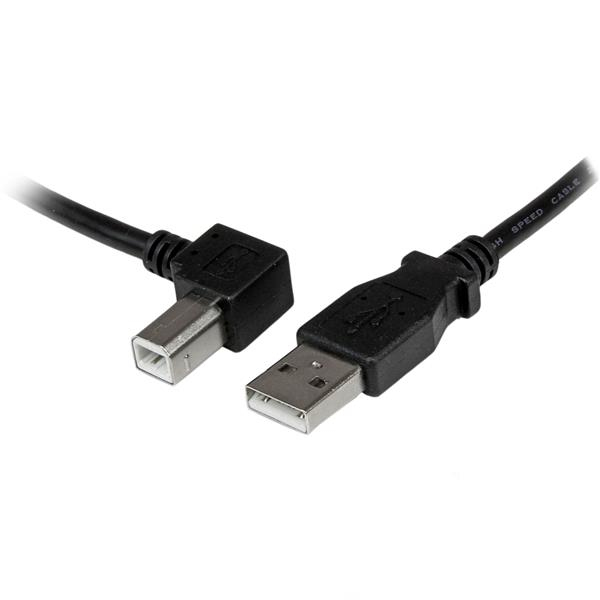 StarTech.com 3m USB 2.0 A auf B Kabel links gewinkelt - St/St - USB Druckerkabel - USB-Kabel - USB Typ B (M)