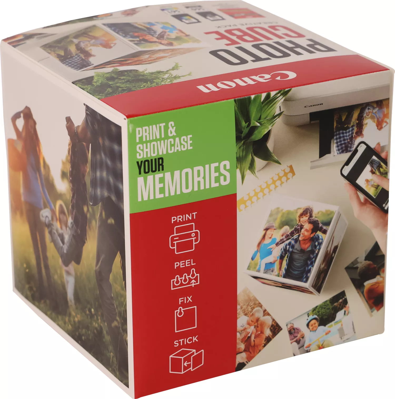 Canon Photo Cube Creative Pack - Glänzend - 2er-Pack - Schwarz, Farbe (Cyan, Magenta, Gelb) Canon Photo Cube Creative Pack - Glänzend - 2er-Pack - Schwarz, Farbe (Cyan, Magenta, Gelb)
