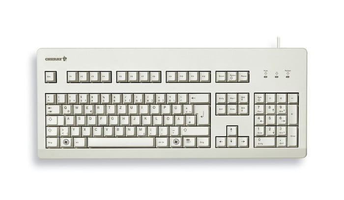 Cherry G80-3000 - Tastatur - PS/2, USB - Deutsch