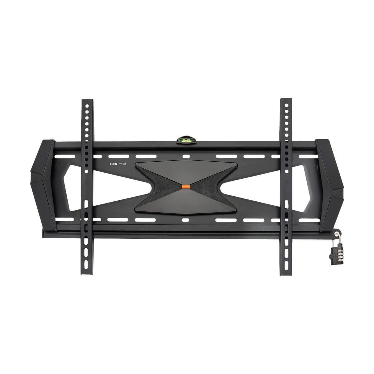 Tripp Eaton Tripp Lite Series Heavy-Duty Fixed Security Display TV Wall Mount for 37" to 80" TVs and Monitors, Flat or Curved Screens - Klammer - für Flachbildschirm - verriegelbar - Stahl - Schwarz - Bildschirmgröße: 94-203 cm (37"-80")