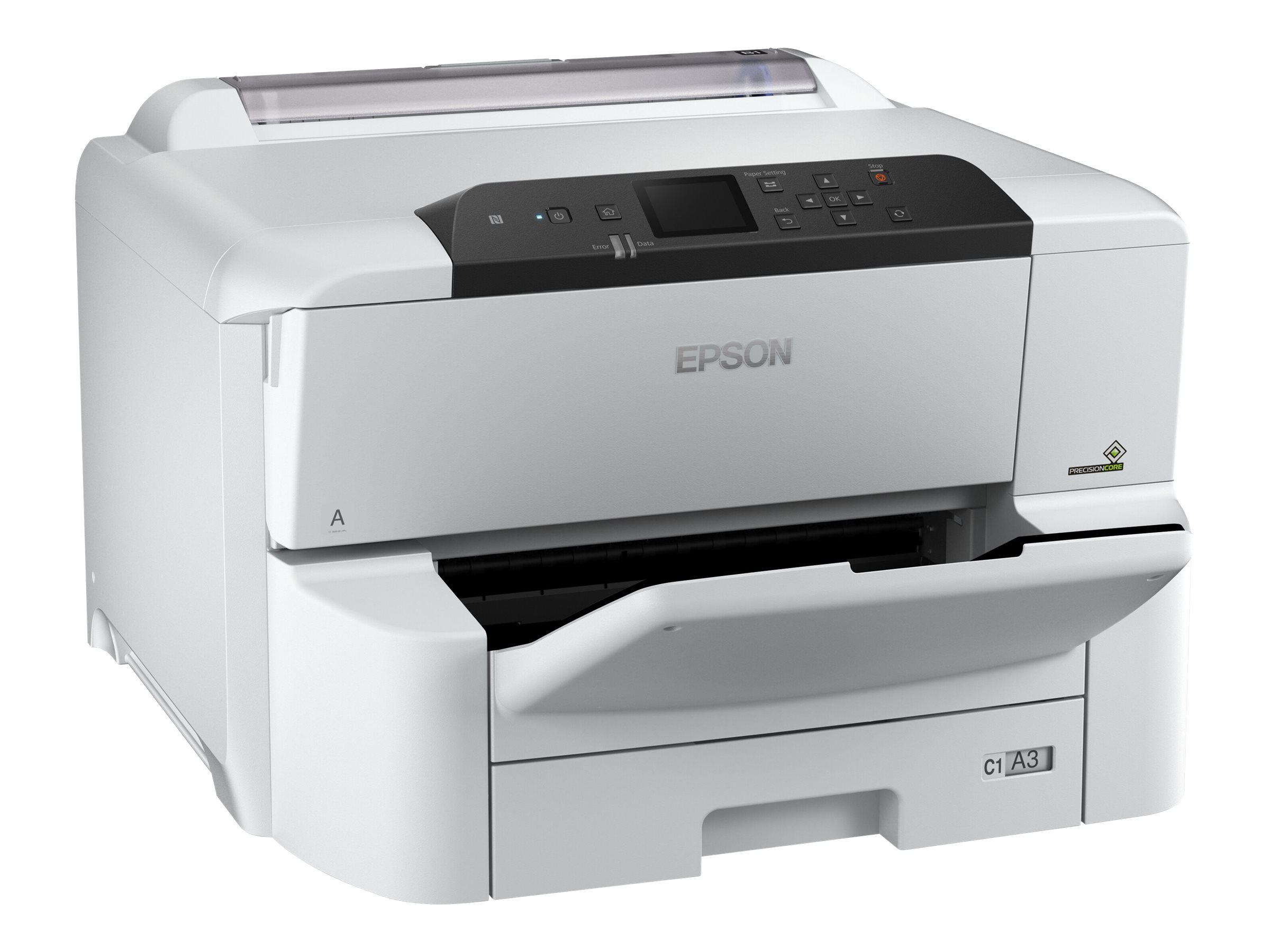 Epson WorkForce Pro WF-C8190DW - Drucker - Farbe - Duplex - Tintenstrahl - A3 - 4800 x 1200 dpi - bis zu 24 Seiten/Min. (einfarbig)/