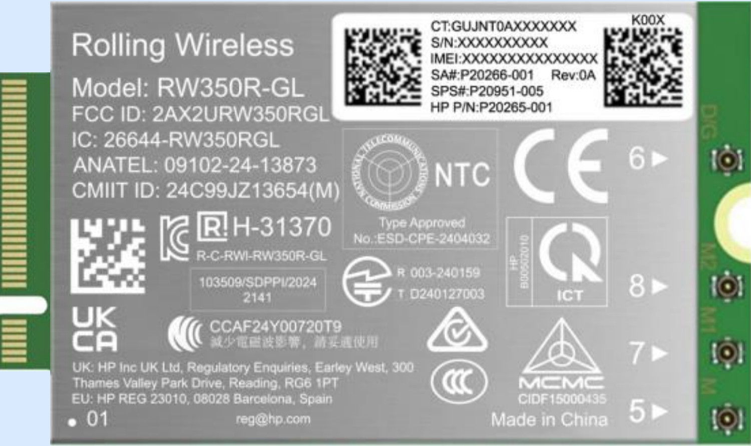 HP  Drahtloses Mobilfunkmodem - 4G LTE Advanced Pro