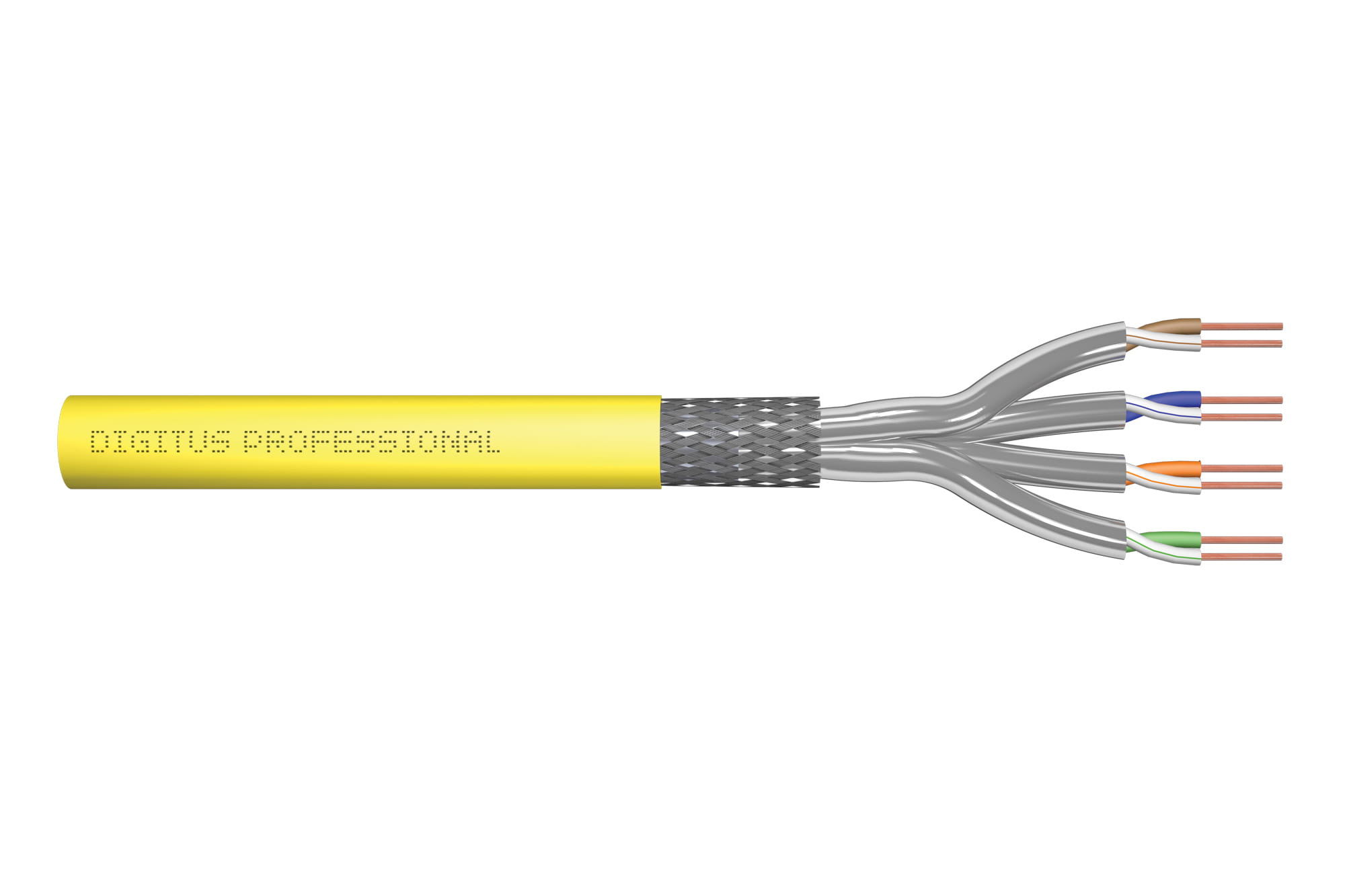 DIGITUS CAT 7A S/FTP, Datenkabel - Verlegekabel, 500 m, Simplex, Dca-s1a d1 a1 , GHMT PVP zertifiziert