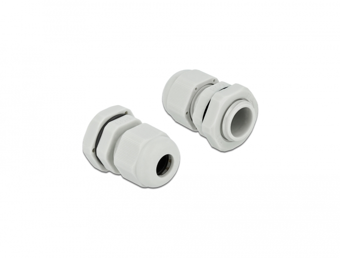 Delock PG9 - Kabelverschraubung - Grau (Packung