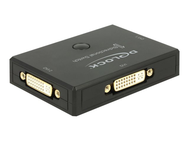 Delock DVI 2 - 1 Switch bidirectional 4K 30 Hz
