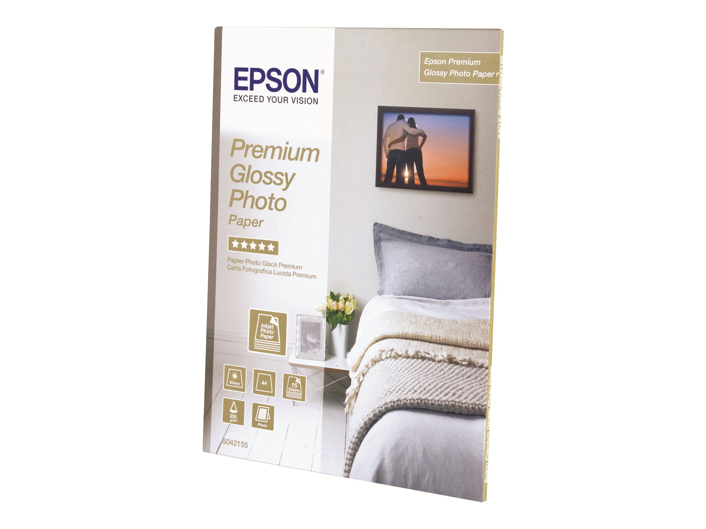 Epson Premium - Glänzend - harzbeschichtet - A4 (210 x 297 mm)