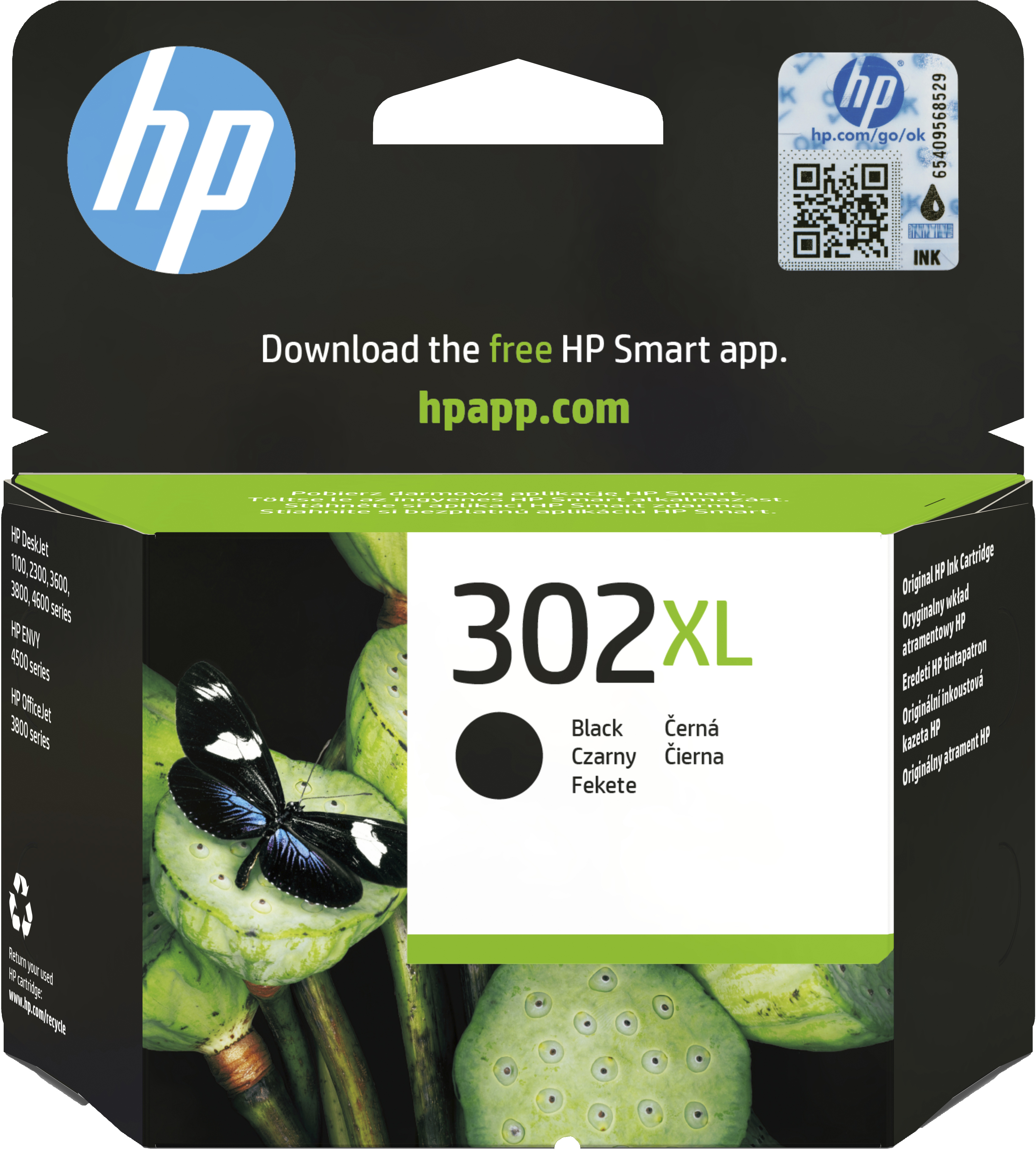 HP 302XL - 8.5 ml - Hohe Ergiebigkeit - Schwarz