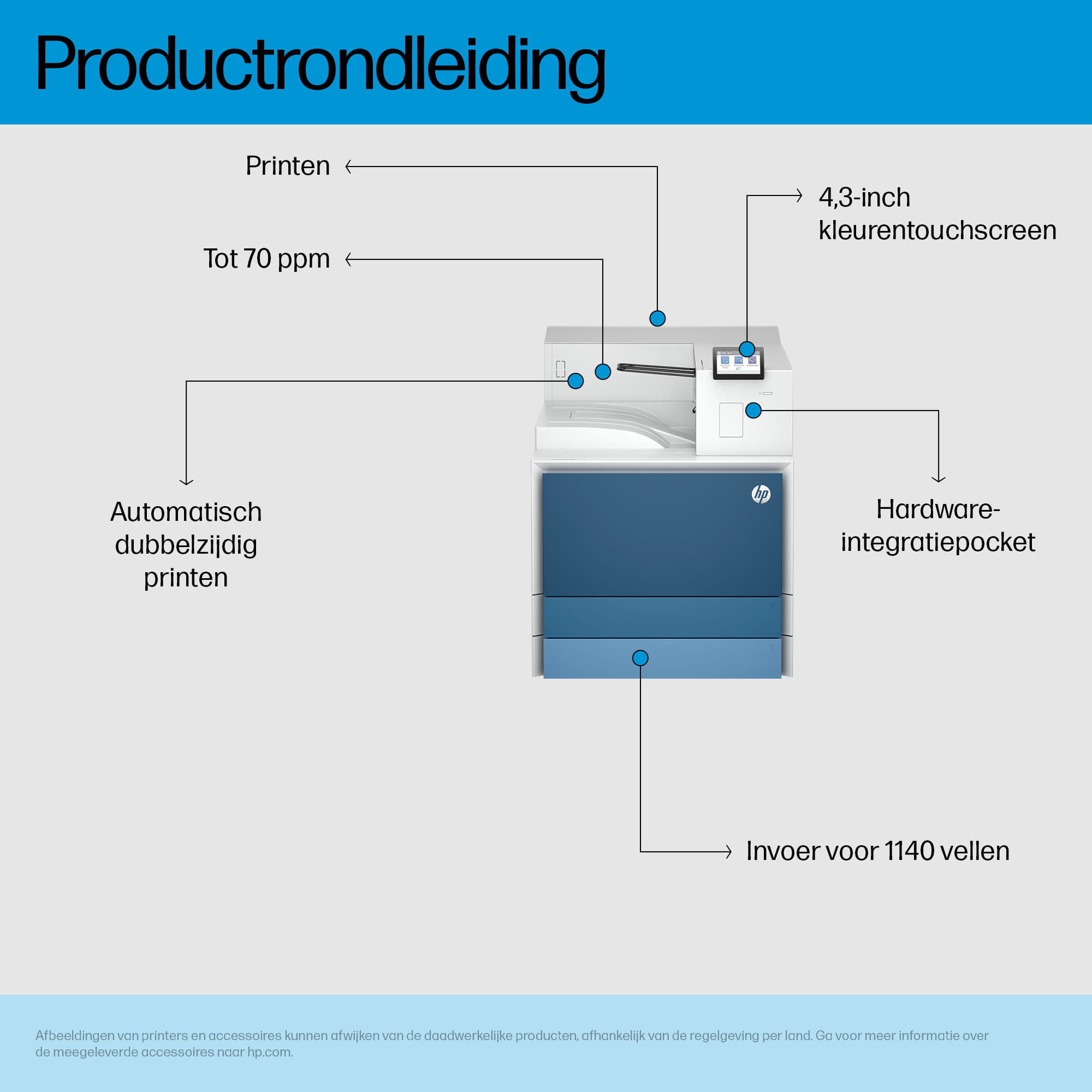 HP LaserJet Enterprise 8501dn - Drucker - s/w