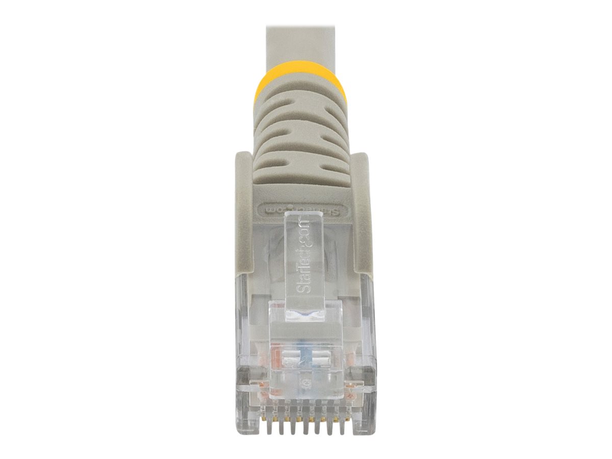 StarTech.com 50cm CAT6 Ethernet Cable, 10 Gigabit Snagless RJ45 650MHz 100W PoE Patch Cord, CAT 6 10GbE UTP Network Cable w/Strain Relief, Grey, Wiring is UL Certified/TIA - Category 6 - 24AWG (N6PATC50CMGR)