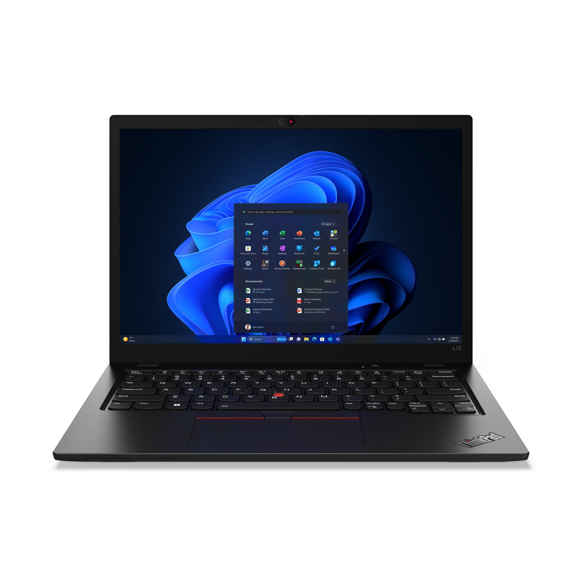 Lenovo ThinkPad L13 Gen 5 21LB Intel Core Ultra 5 125U / 1.3 GHz - Win 11 Pro - Intel Graphics - 16 GB RAM - 512 GB SSD NVMe - 33.8 cm (13.3")