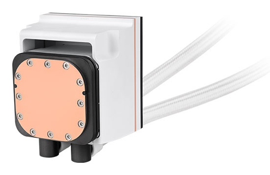 Thermaltake MAGFloe 360 Ultra ARGB, All-in-One-Flüssigkeitskühler, 12 cm, 500 RPM, 2000 RPM, Weiß