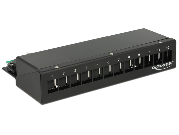 Delock Keystone Desktop Patch Panel - Patch Panel