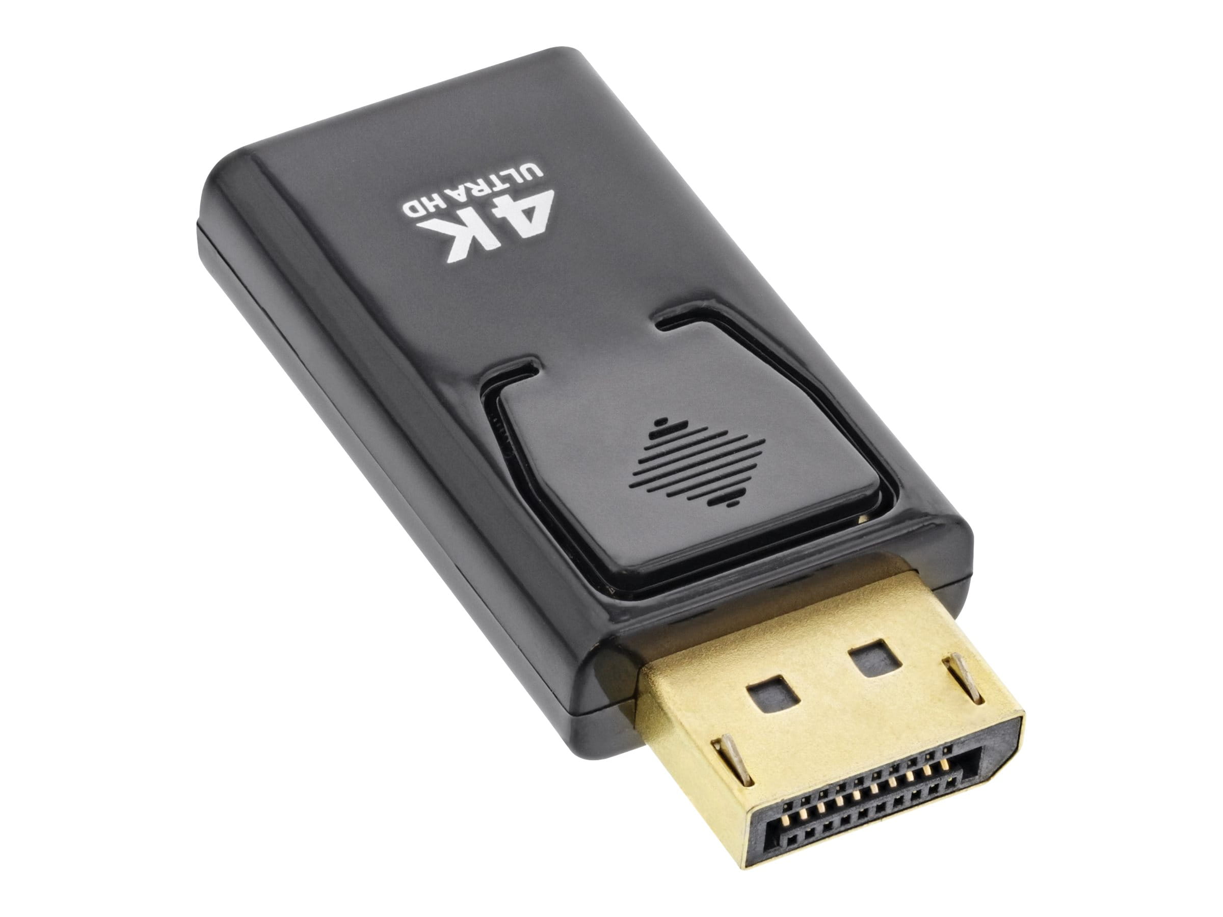 InLine Konverter DisplayPort Stecker auf HDMI Buchse - 4K/60Hz - mit Audio