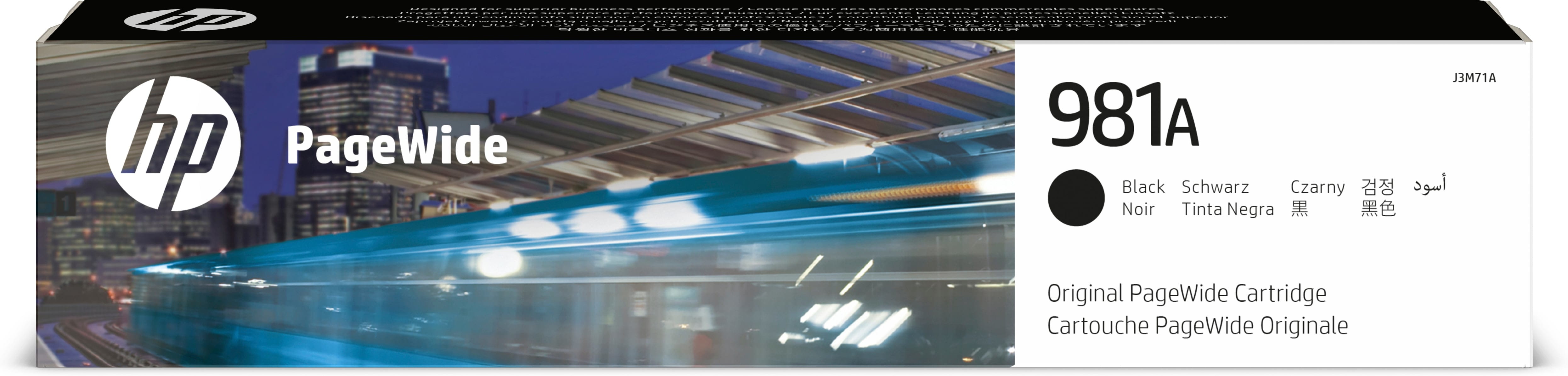 HP 981A - 106 ml - Schwarz - original - PageWide