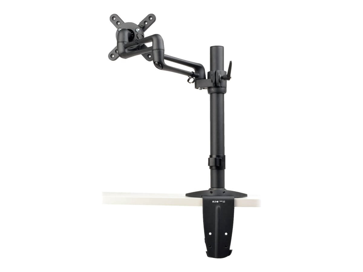 Tripp Eaton Tripp Lite Series Display LCD Flex Arm Desk Mount Monitor Stand Clamp 13" to 27" EA - Befestigungskit (Spannbefestigung für Tisch, Stange, Adapter für Halterung, Bodenplatte)