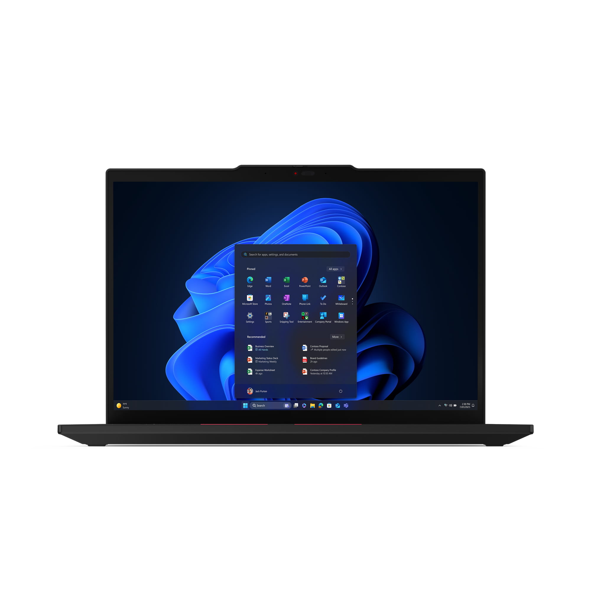 Lenovo ThinkPad T14 Gen 6 21QC Intel Core Ultra 7 255U / 2 GHz - Win 11 Pro - Intel Graphics - 32 GB RAM - 1 TB SSD NVMe - 35.6 cm (14")