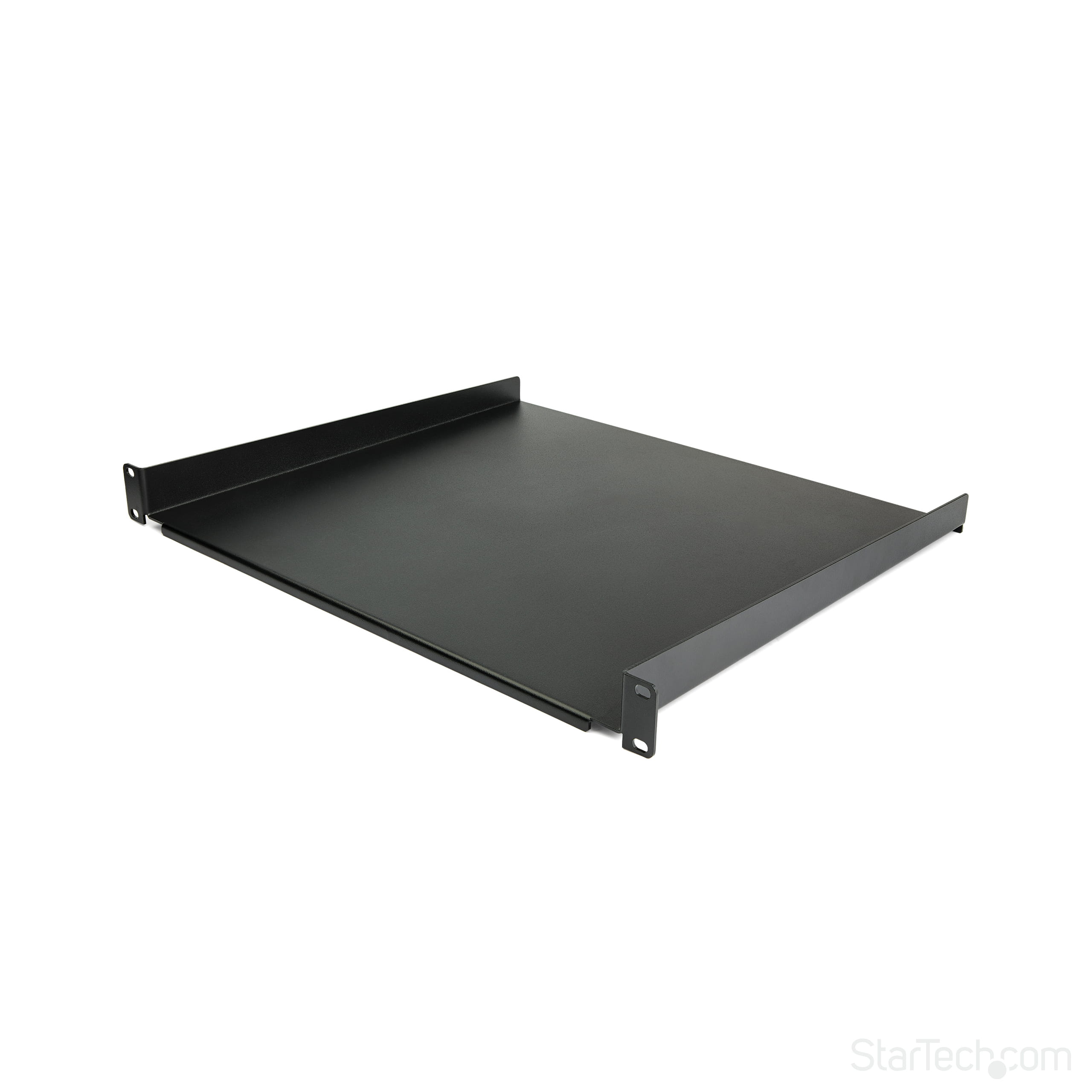 StarTech.com CABSHELF116  Serverschrank Fachboden (1 HE, 16 Zoll tief, 1HE Server-Rack-Regal für 19-Zoll-Netzwerkgeräte)