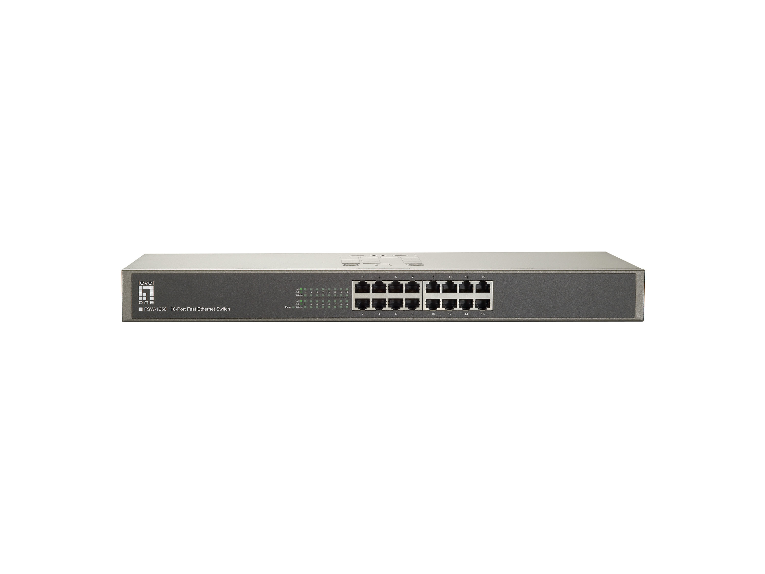 LevelOne FSW-1650 - Switch - unmanaged - 16 x