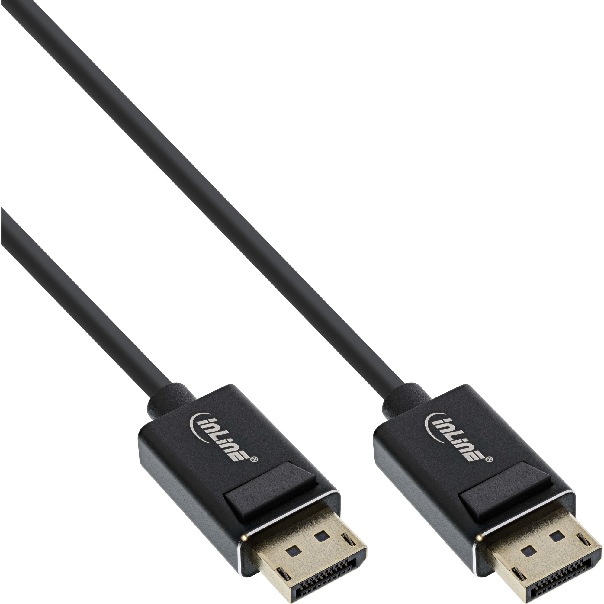 InLine DisplayPort 2.0 Kabel - 8K4K UHBR - schwarz - vergoldete Kontakte - 2m